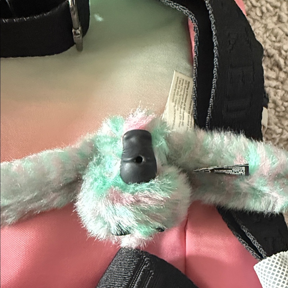 Kipling Wicked Gradient Ombre Mini Backpack Mint … - image 8